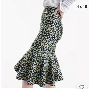 J. Crew trumpet midi skirt